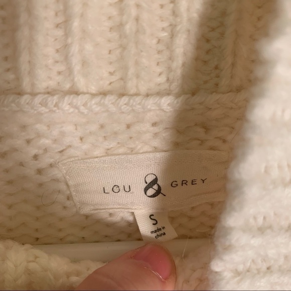 Lou & Grey Pom Pom Turtleneck Sweater Cream - Picture 14 of 15